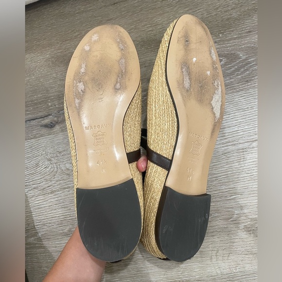 Margaux The Demi Jane Flats in Natural Raffia Woven - Picture 15 of 16